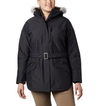 Columbia Carson Pass II Plus Size, Chamarras Negros Para Mujer | 437569-FTW